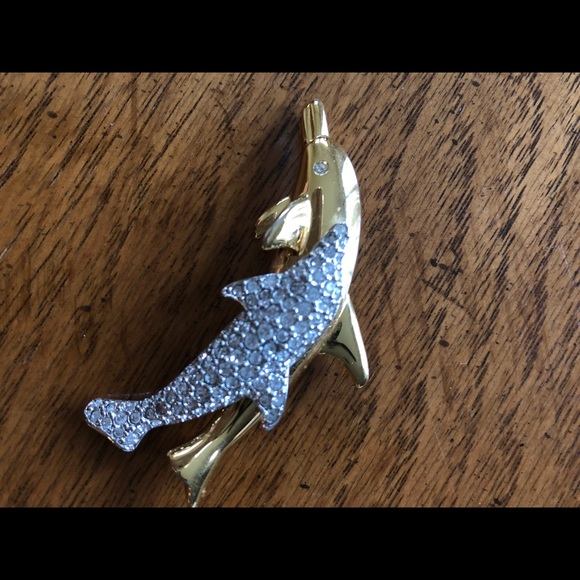 Swarovski Authentic Dolphin Pin Brooch 1992 - Picture 4 of 7